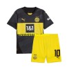 Fußballtrikots Borussia Dortmund Julian Brandt 10 Kinder Auswärts Trikotsatz 2024-2025